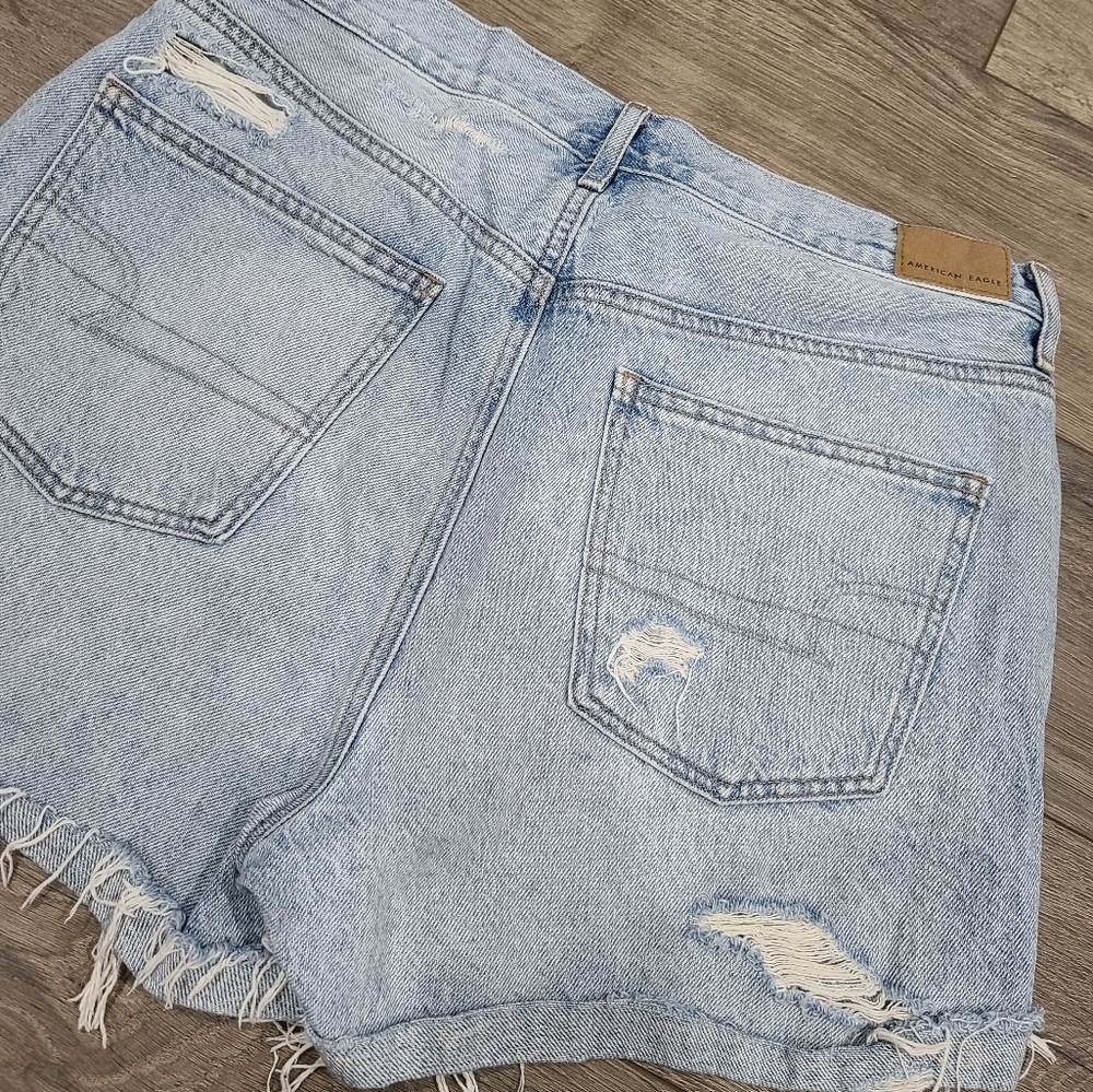 American Eagle Light Blue 90s Boyfriend Short Size 10